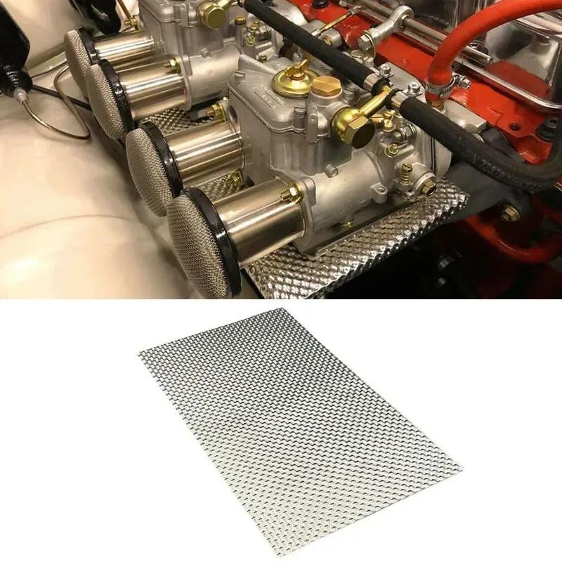 Turbo Manifold Exhaust Manifold Embossed Aluminum Heat Shield Heat Shield 300mmx500mm Heat Shield Plate Heat Shield Parts