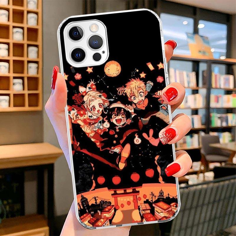 Toilet bound Hanako Kun Anime Cover Phone Case For iPhone 16 17 Air 15 14 Pro Max 16E Phone Case 13 Mini 12 11 7 SE 8 Print Patt