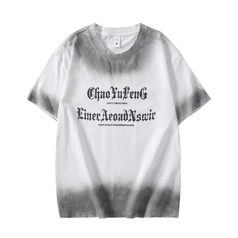 Schwere Herren-T-Shirts für den Sommer Aktualisiert Große Größen Bequeme Passform Kurzarm Amerikanischer Klassischer Stil T-Shirt