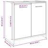 VidaXL Armoire lavabo de salle de bain vieux bois 60x33x60 cm, meuble de lavabo, meuble sous vasque de salle de bain, meuble 856039