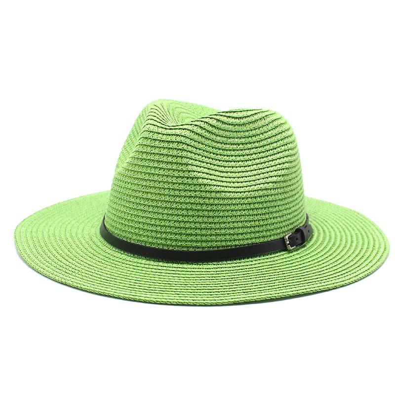 Summer Foldable Wide Brim Straw Hat For Men And Women With Sun Protection And Breathable Design For Beach And Outdoor Activities