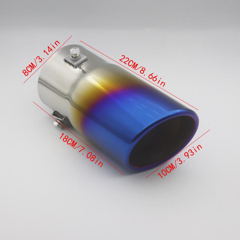 Stainless Steel Tailpipe for Crown 07-17, Camry 10-18, Reiz S6 18, Prado 2700