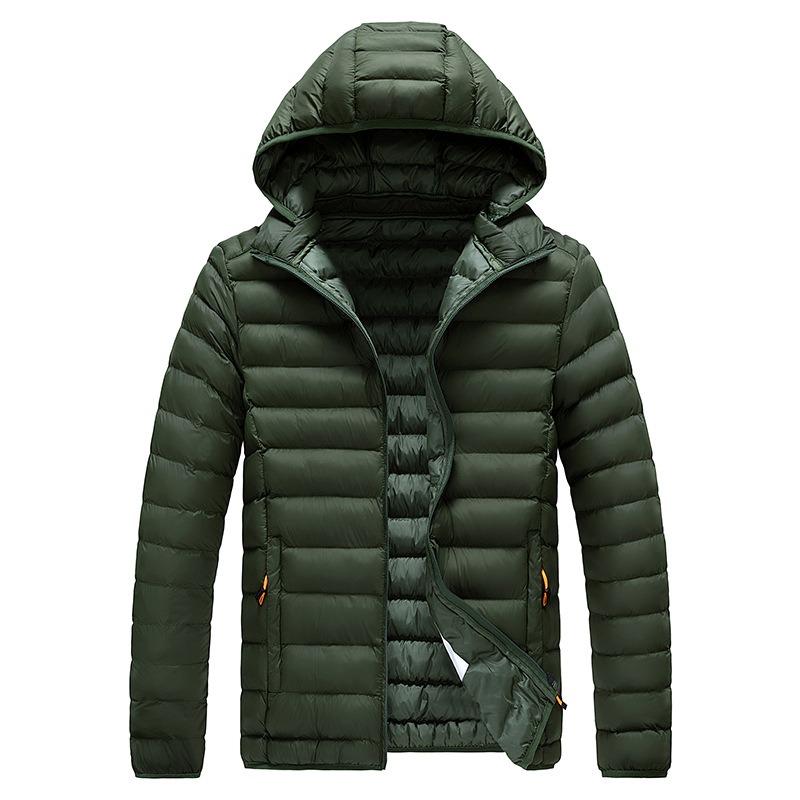 Padded-on Men's Winter Coat Slim and Light Padded Jacket Light and Thin Large Size Multi-color Down Padded Clothes Men Supply