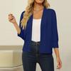 Women Casual Lightweight Cropped Cardigan Sweater 3/4 Sleeve Open Front Comfortable Fashion Shrugs