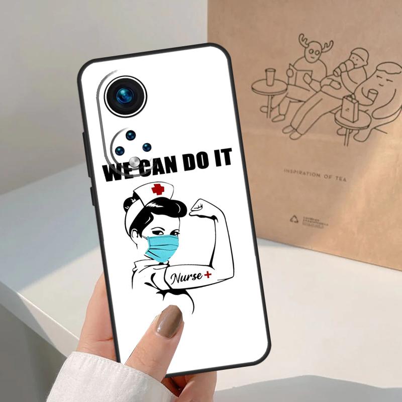 Cartoon Medicine Doctor Nurse For Honor Magic 8 5 6 7 Pro Case For Honor 400 200 Lite 50 70 90 X8c X8b X9a X9b X9c X9d Win