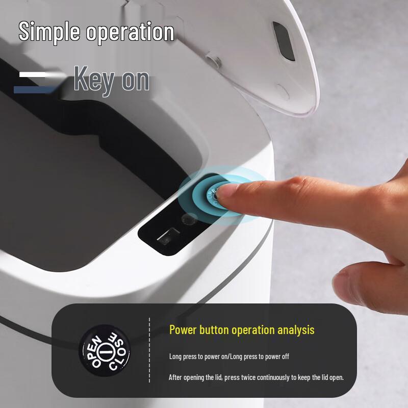 HUIHUADU 13L Smart Sensor Trash Can