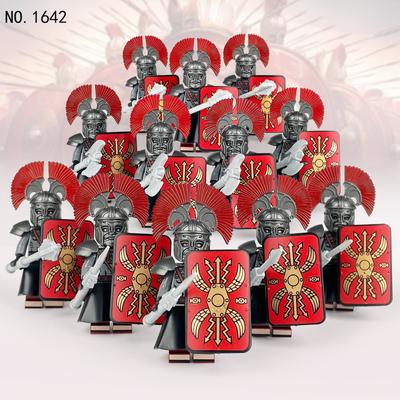 12 sztuk klocków dla dzieci z rzymskiego korpusu żołnierzy