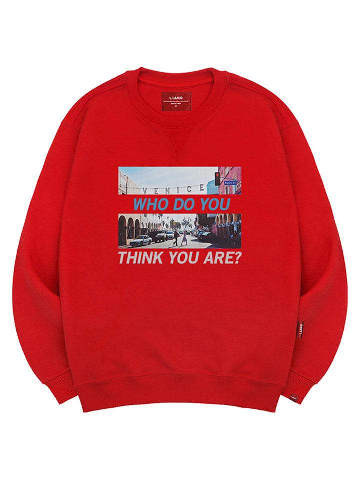 Ellamo Venice Sweatshirt Unisex Plus Size S~4Xl (Type A)