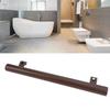 Grab   for Shower Aluminum Alloy 18.9 Inch Anti Slip   Shower Handle for Bathroom Walnut Color