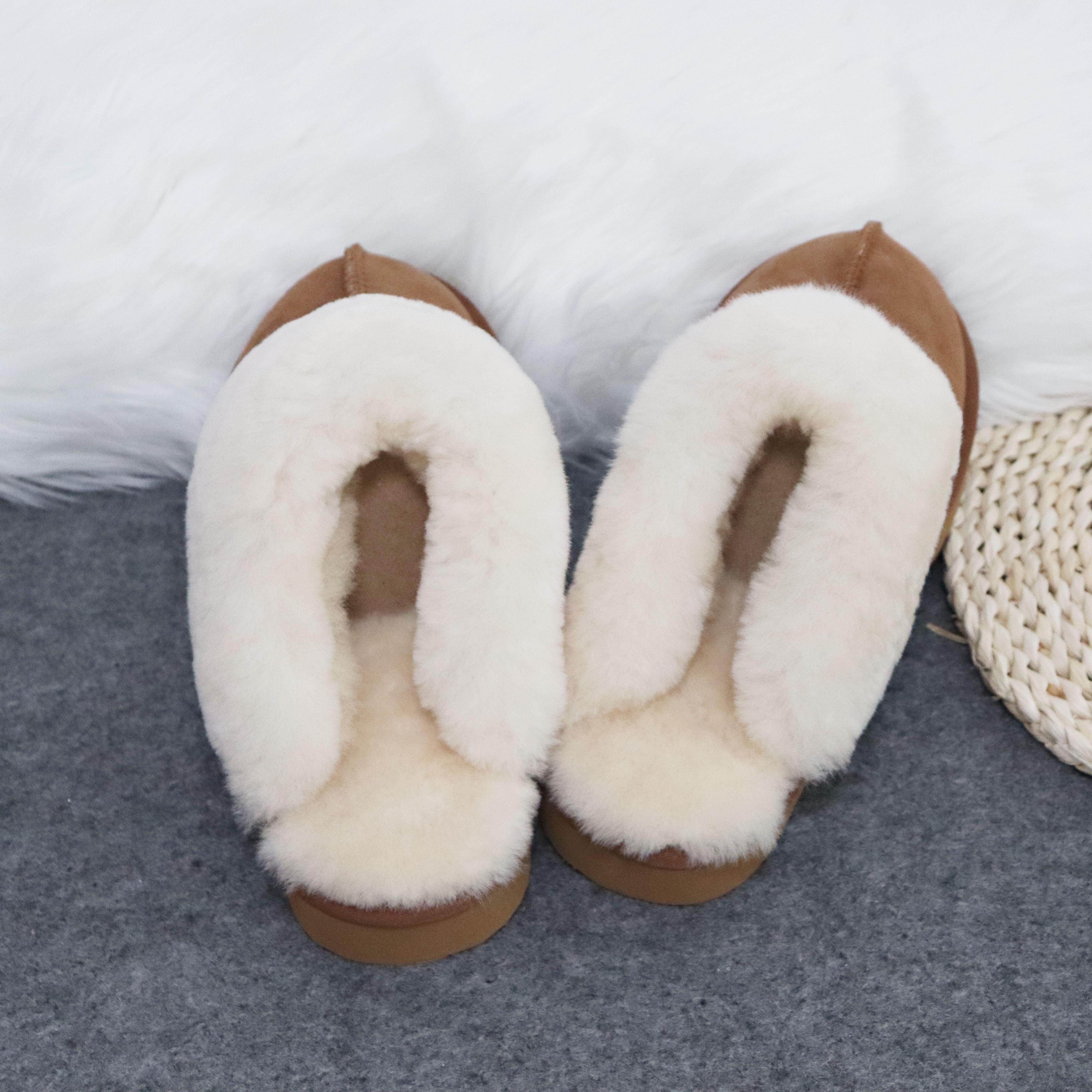 Новые тапочки из натурального овчинного меха — фото 3