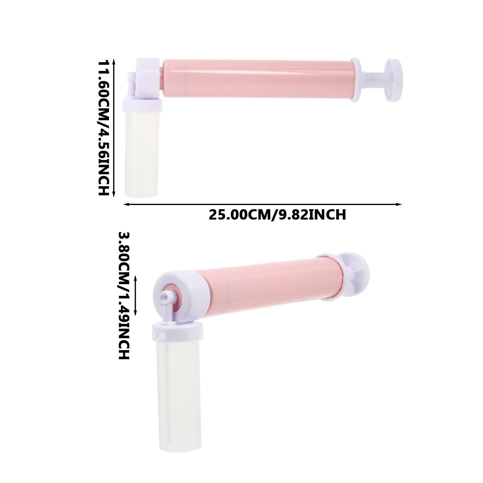 

1Set Cake Coloring Sprayer Premium Manual Airbrush for Baking Decoration Fast Efficient Duster Tool Portable Cake Decorating рожевий