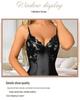 European & American Mesh See-Through Sexy Lingerie Camisole Nightgown w636