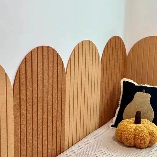 Large Arched Felt Bulletin Board Curved Felt Panels for Office And Home Decor Stylish Cork Board Alternative for Notes Photos And Memos