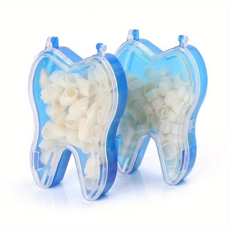50Pcs/Box Dental Crowns Resin Realistic Dental Crowns Porcelain Temporary Teeth Crown Oral Teeth Whitening Anterior Molar Crown.