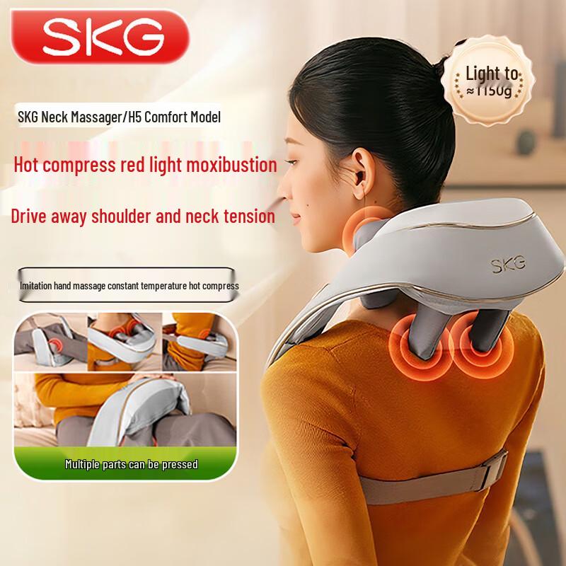 SKG H5 Wireless Kneading Shoulder and Neck Massager