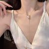 Trendy Imitation Pearls Long Tassel Y Shaped Necklace For Women Gold Silver Chain Choker Party Jewelry Accessories Adjustable