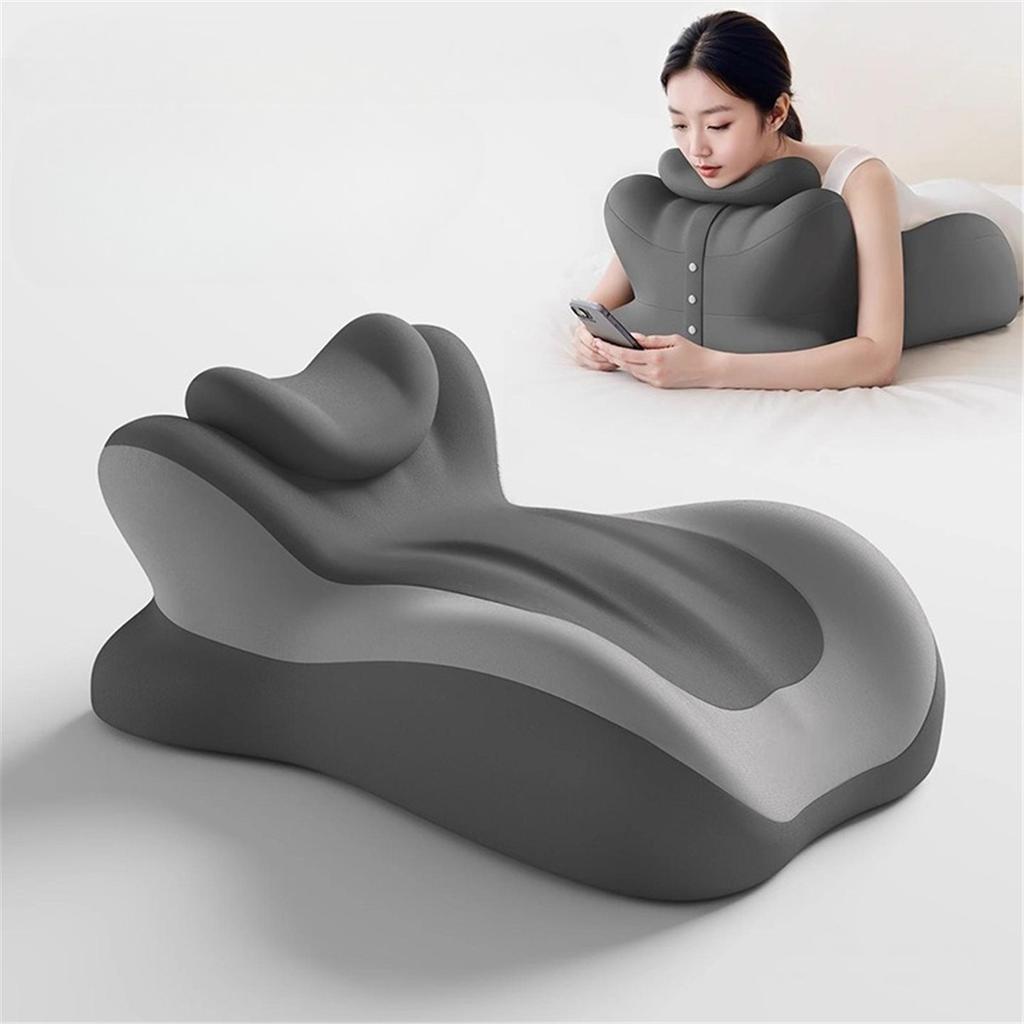 Cuscino in Memory Foam Cuscino per Dormire Sdraiato sul Letto Cuscino Multifunzionale Dormire a Pancia in Giù Cuscino per Giocare con il Cellulare