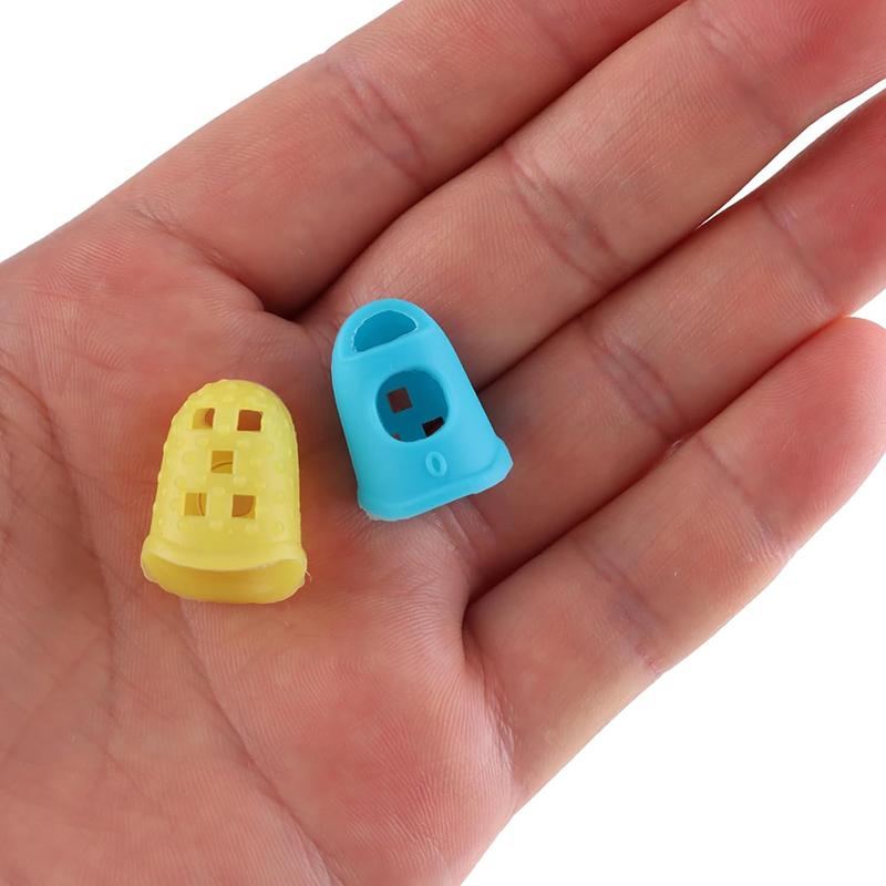 10/20/30/40pcs Guitar Fingertip Set Guitar Protector Finger Thumb Hoder Silicone Fingertip Caps Strings Instrument Beginner TMZ