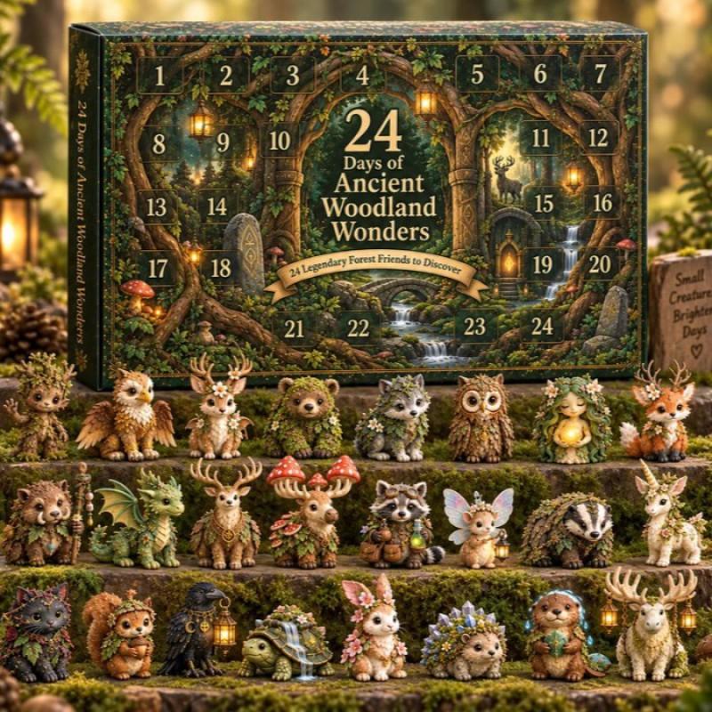 2026 Magic Animal Advent Calendar Acrylic Blind Box Collectible Ornament Christmas Gift