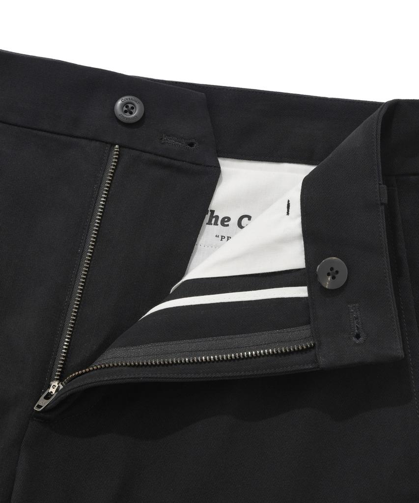 COVERNAT Standard Fit Chino Pants Black