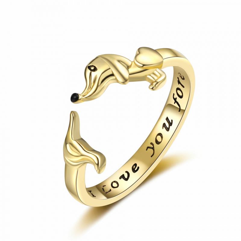 

Temu New Fashion Adjustable Heart Pet Ring for Women - Niche Design Index Finger Ring Open Adjustable