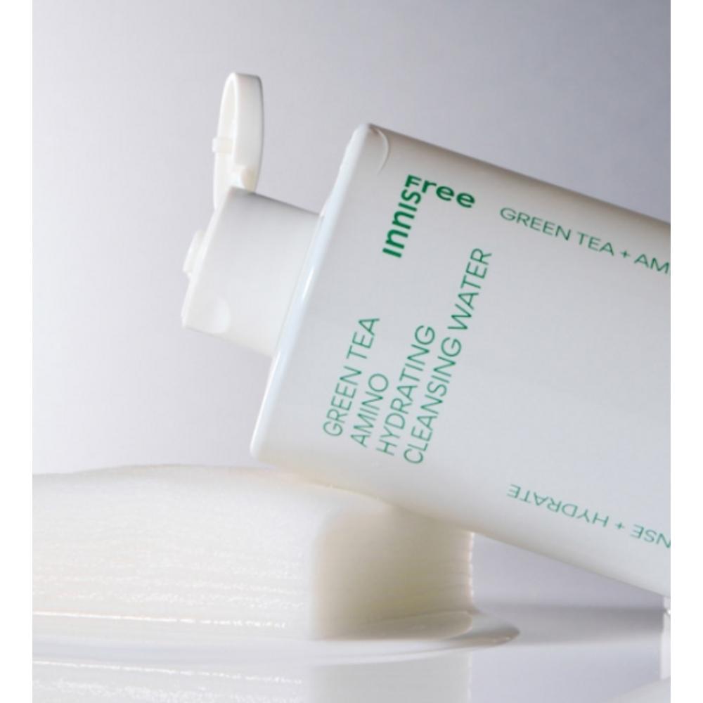 Innisfree New Green Tea Amino Moisture Cleansing Water, 3 Packs, 320ml