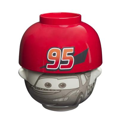Sun Art Disney Pixar McQueen Soup Bowl and Rice Bowl SAN2186 "Cars" Set, Mini,