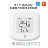 Tuya ZigBee/WIFI Temperature And Humidity Sensor LED Screen Smart Home Hygrometer Thermometer for Google Home Alex Voice Control
