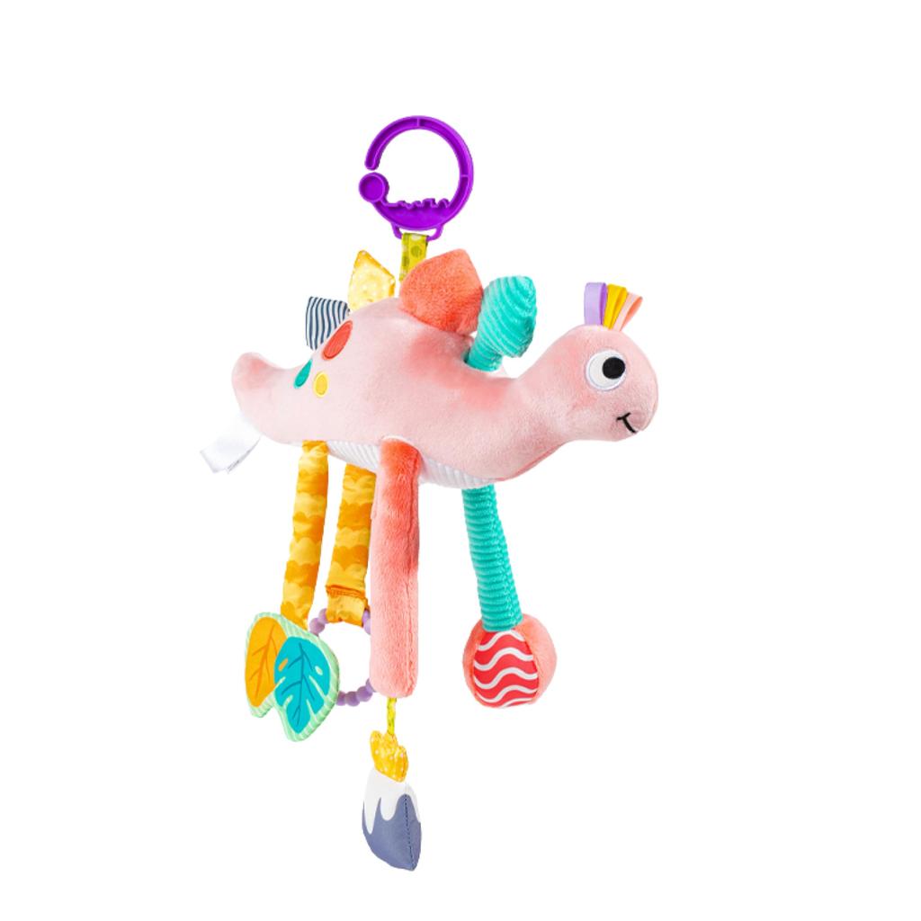 Baby Hanging Plush Soft for Car Baby Shower Dinosaur Toy, Toy, On-the-Go Toy, Long-Legged Rattle, Fabric, Baby, Stroller, Seat, Gift,