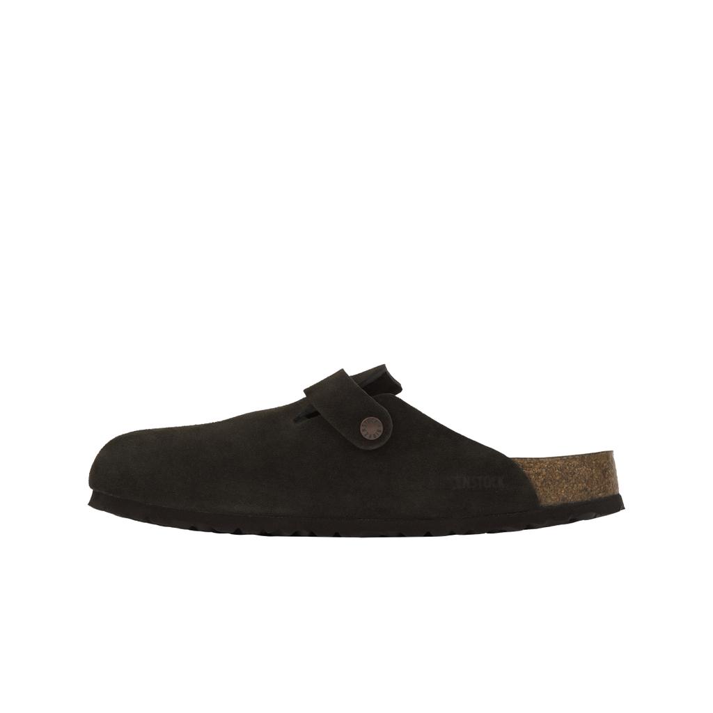 Birkenstock Boston Soft Footbed Suede Mocha Unisex Sneakers Brown 0660461