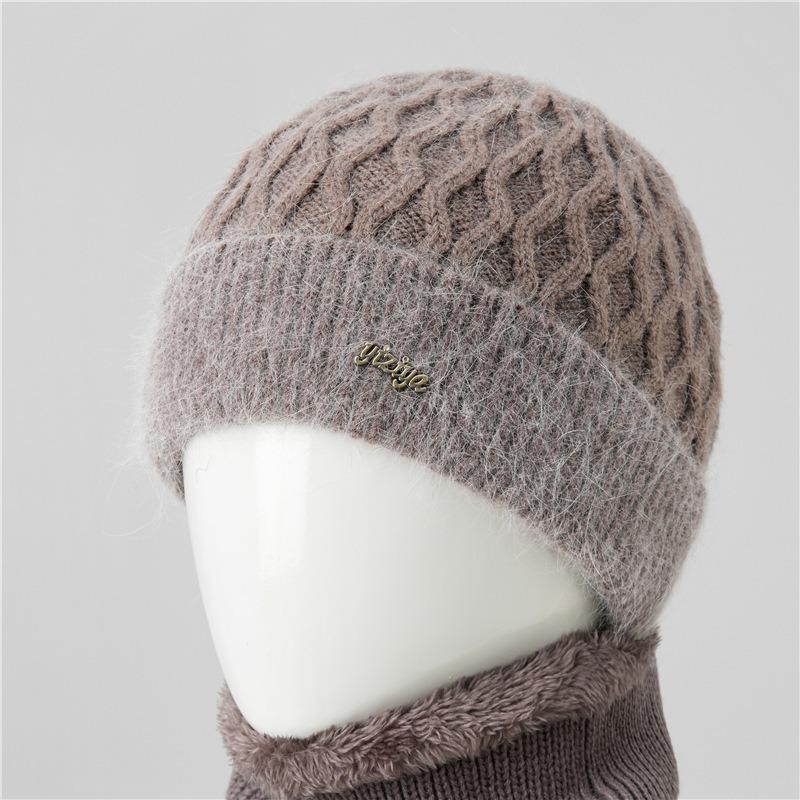 Winter old hat women's warm ear protection wool hat fleece knitted hat cold hat