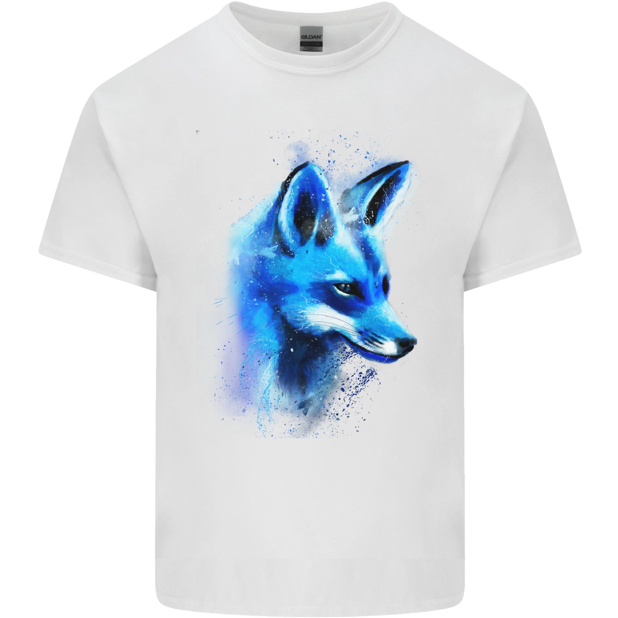 A Fox Watercolour Unisexs Light Cotton TShirt S