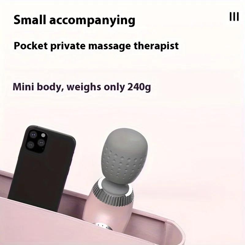 New Portable Handheld Massager USB Rechargeable Multifunctional Full Body Massage Gun Relax Neck Back Legs and Waist Masajeador