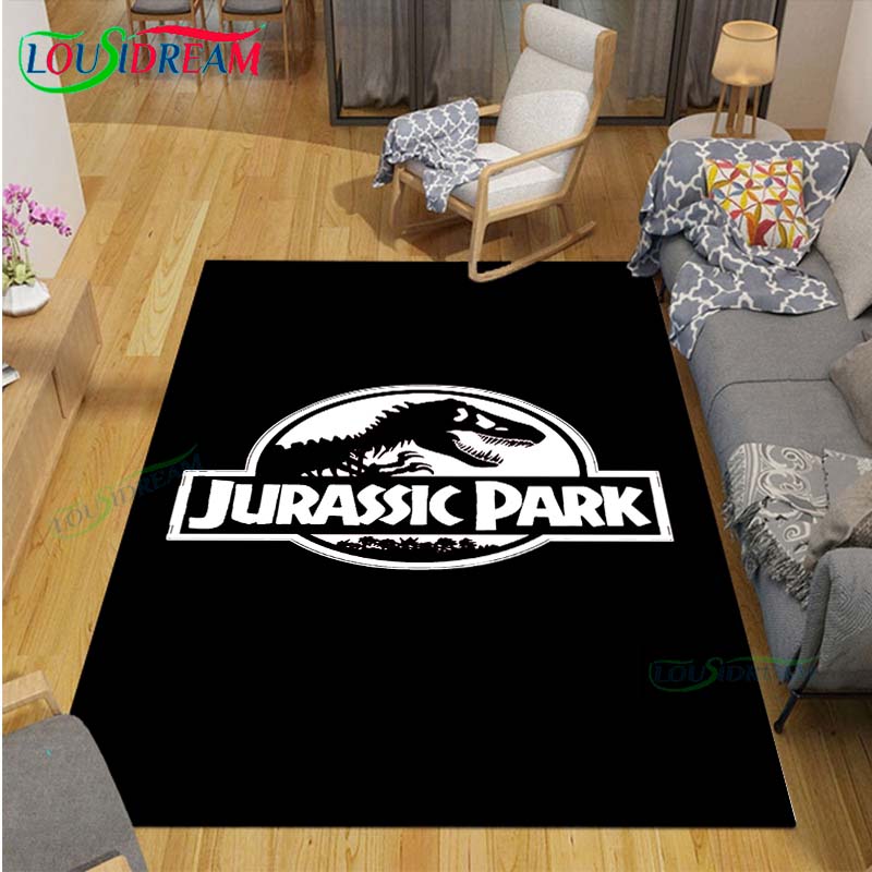 Dinosaur J-Jurassic Park Carpet Room Decor Floor Mats Bedroom Yoga Mat Photography Props Area Rug Birthday Gift Outdoor Rug