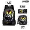 Classic Popular Novelty Funny Kamen Rider 3D Print 3pcs/Set pupil School Bags Laptop Daypack Backpack Lunch bag Pencil Case
