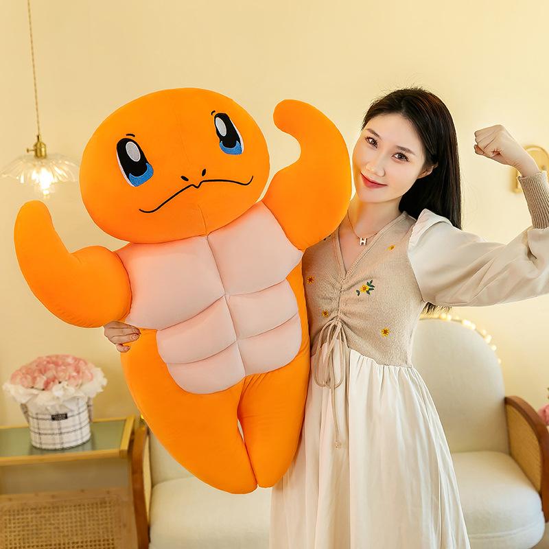Popular Muscle Dragon Doll Frog Seed Doll Jenny Turtle Plush Toy Children's Sleeping Pillow