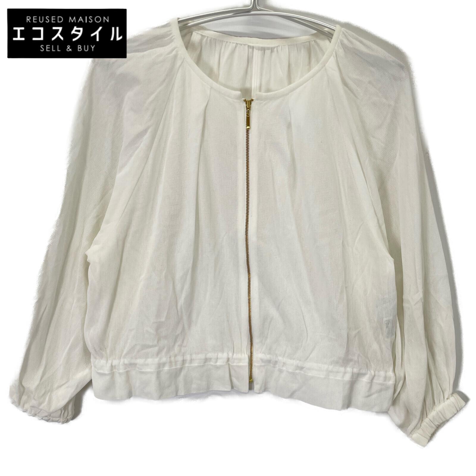 

ANAYI 10231710 23 Year Old White Cotton Boiled Garter Jacket Jacket 36 whiteUsed