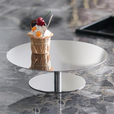 Simple and Light Luxury Mirror Tray, Fruit Plate, Double-layer Fruit Dessert Plate, Model Room, Hotel Dining Table, Kitchen Soft Decorations