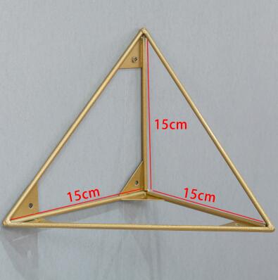 Triangle Angle Bracket Bulkhead Bracket Golden Furniture Clapboard Storage Rack Wall Shelf Mounted Bearing Support Decor Fitting other