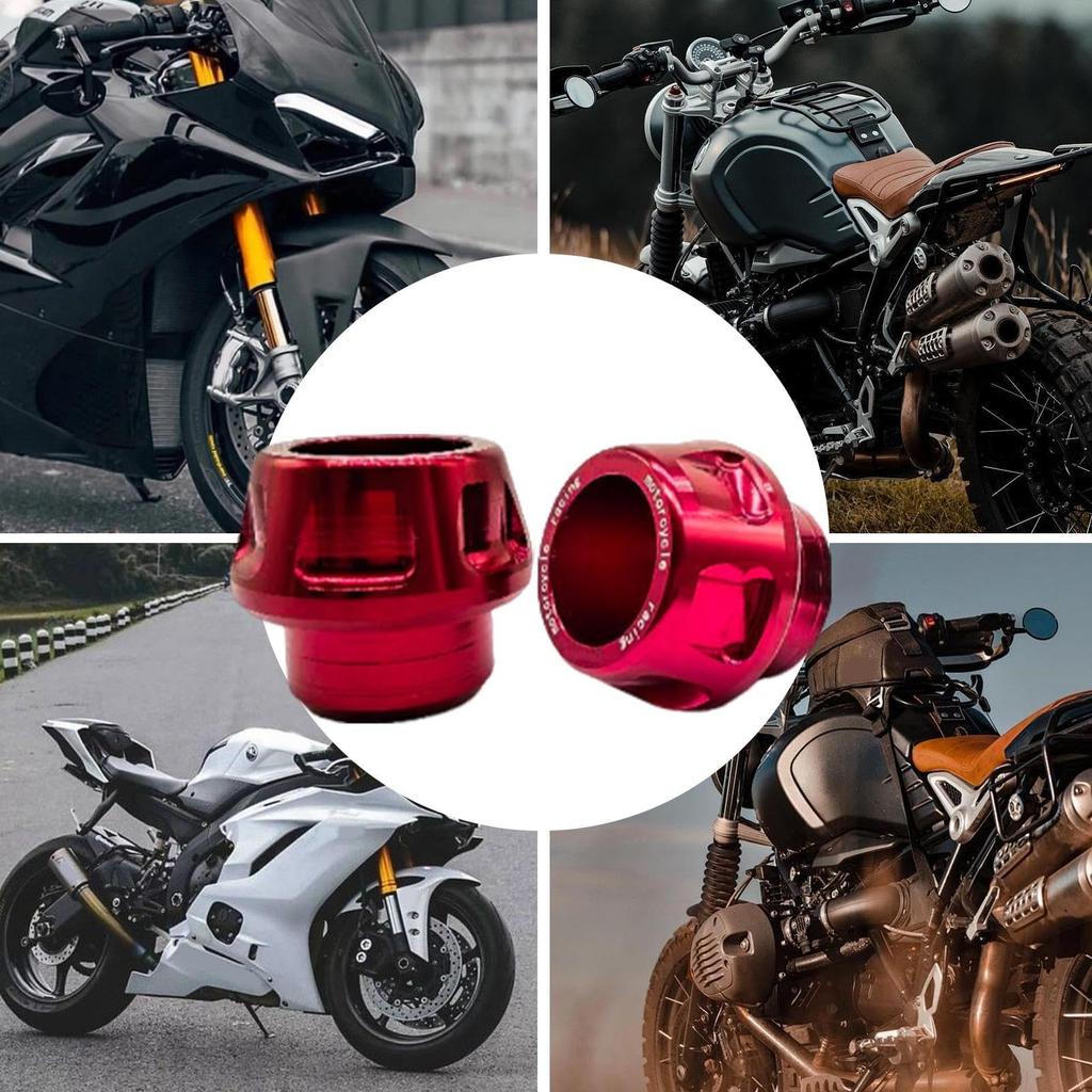 Motorcycle Axle Cover - Aluminum Alloy Frame Slider, Motorcycle Collision Prevention Kit | Motorcycle