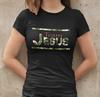 Glaube Jeusus Is King Christ Soldier Army God Damen T-Shirt Tailiert Baumwolle