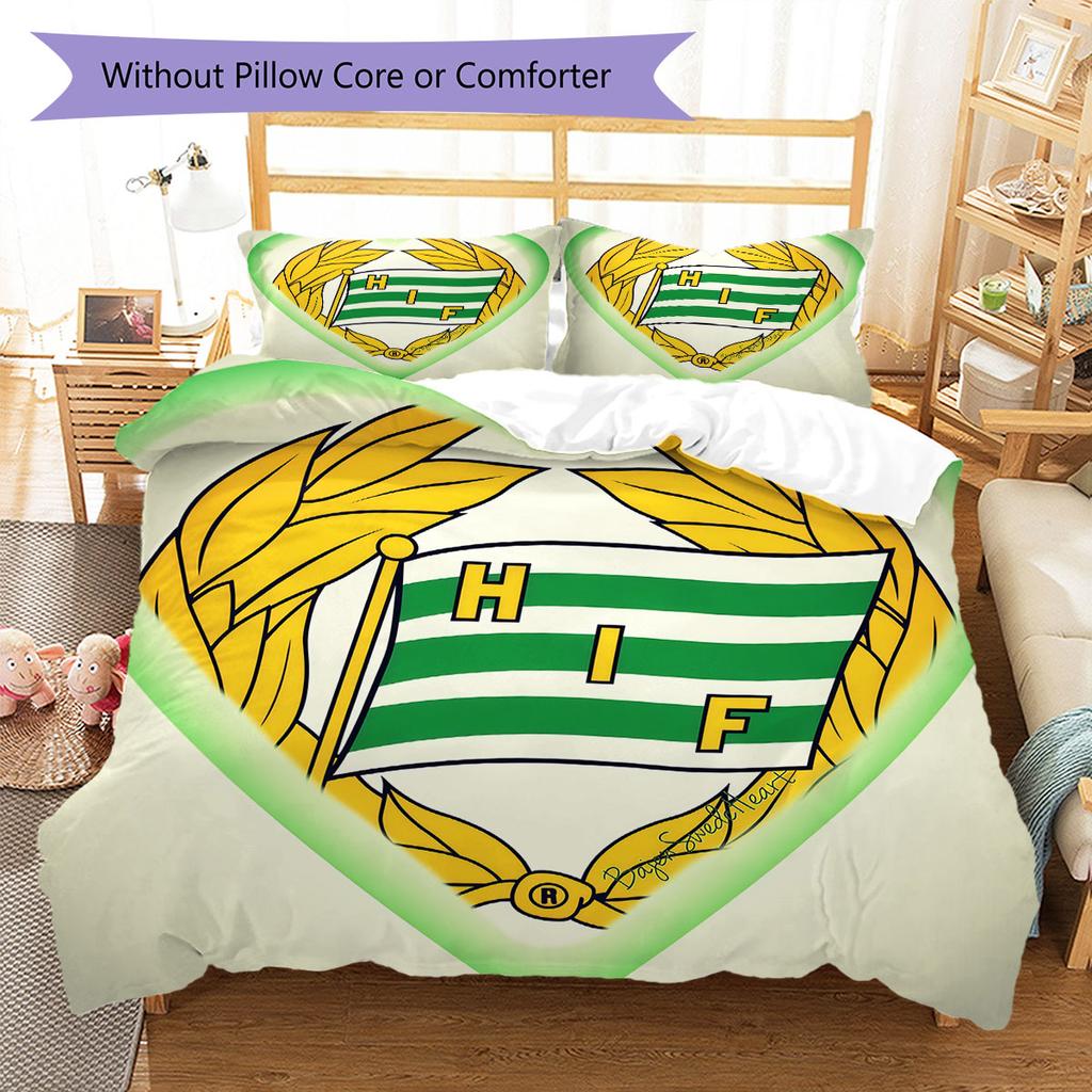 HIF Logo Bedding Quilt Set Quilt Cover Pillowcase Home Decoration Birthday Gift (1 * Duvet Cover + 2 * Pillowcase, Without Core)