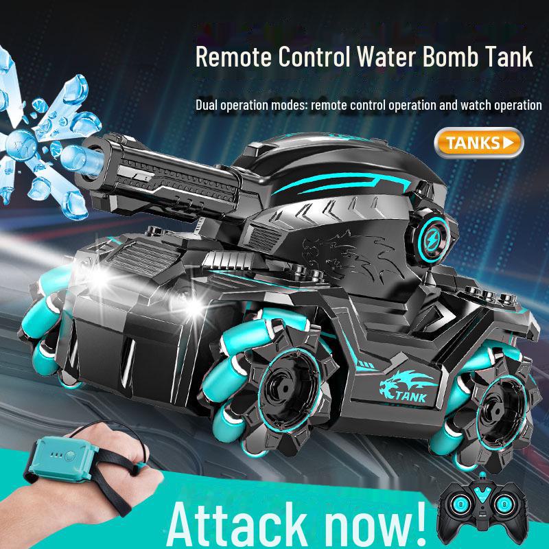 2.4G Пульт дистанционного управления с датчиком жестов и водяными бомбочками – Детская игрушечная боевая машина