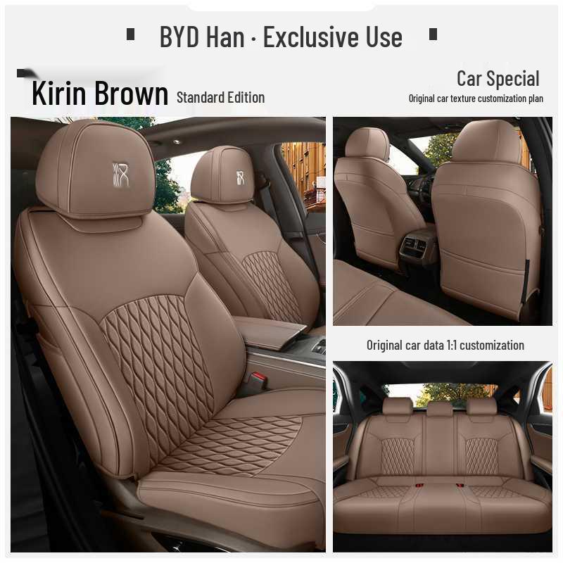 Full-Cover Car Seat Cushions for BYD Han EV: All-Season, Intelligent Driving Version.