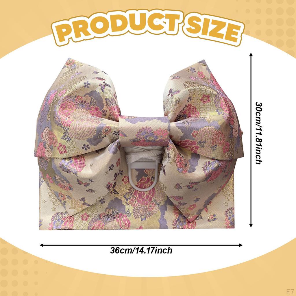 Japanese Kimono Bow Belt Pre Tied for Lady Costume Accessories Dress Cosplay