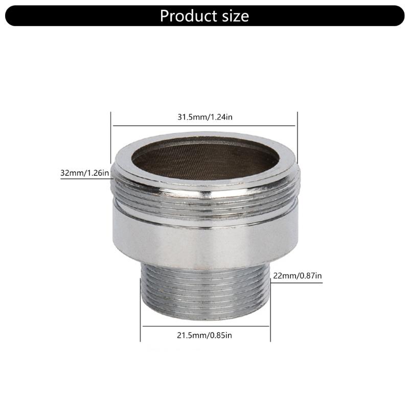 20 Stück männliche und weibliche Spülbecken-Wasserhahn-Adapter Gewindeverbindungen für Küchenspülbecken-Belüfter und Gartenschläuche Anschluss