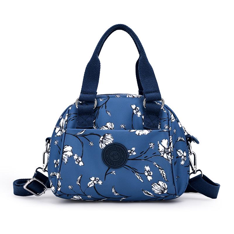 Autumn Print Nylon Women's Lightweight Korean Style Crossbody Handbag