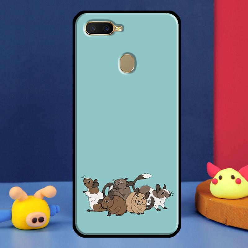 Mouse Rat Case For Oppo A91 A5 A9 A16 A76 A96 A58 A78 A98 A52 A72 A74 A94 A54 S A57 A77 A15 A17 Cover