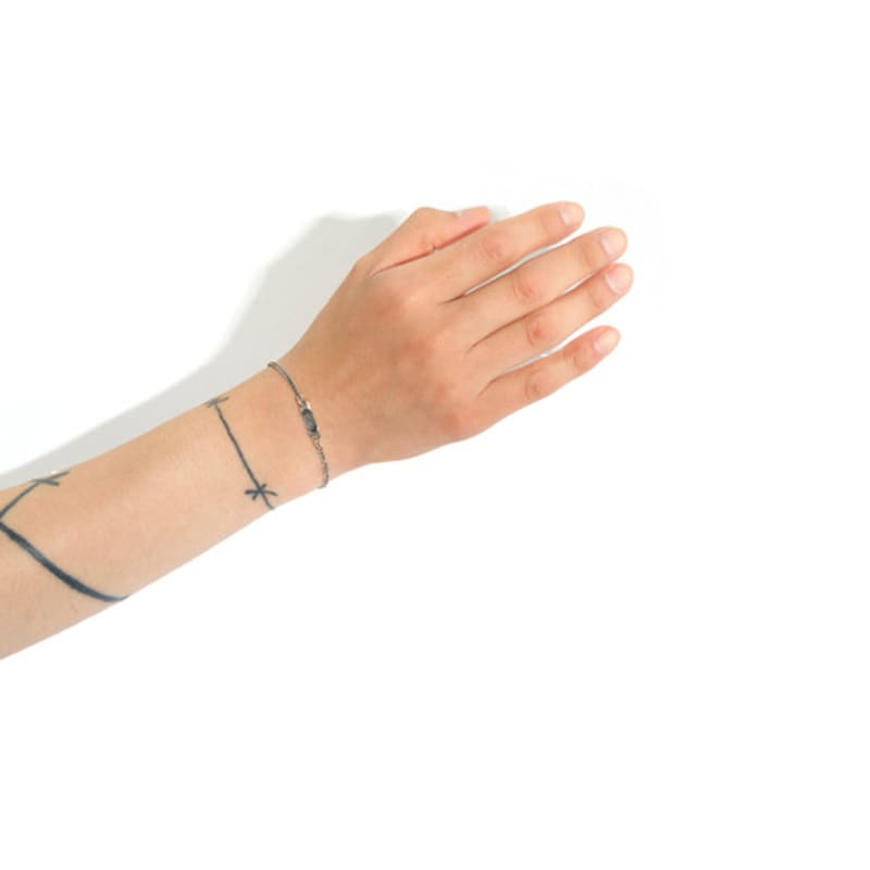 SEWNSWEN SEWN SWEN SILVER HALF CURB CHAIN Bracelet