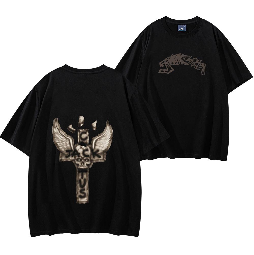 Travis Jackboys 2 Koszulka Astroworld Rapowa Koszulka Streetwear Graficzna Koszulka Hip Hop Koszulka Koncertowa W Stylu Vintage Unisex Rap Merch
